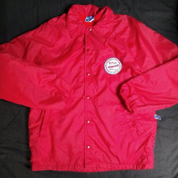 Vintage Champion Bakery Tobacco Grain Millers Union Windbreaker Jacket - Picture 2 of 8